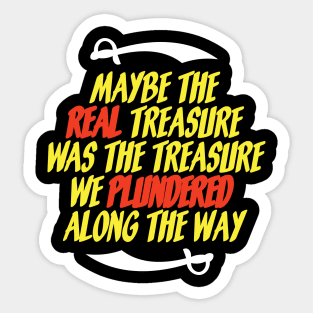 The Real Treasure Sticker